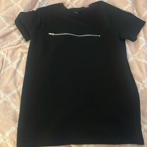Forever 21 Men’s Black Zipper Shirt